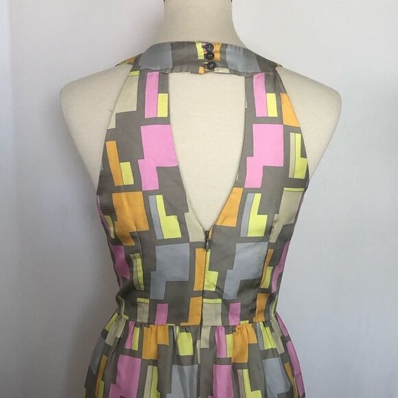 MILLY of NEW YORK CAMILLA HALTER DRESS 100… - Picture 8 of 14